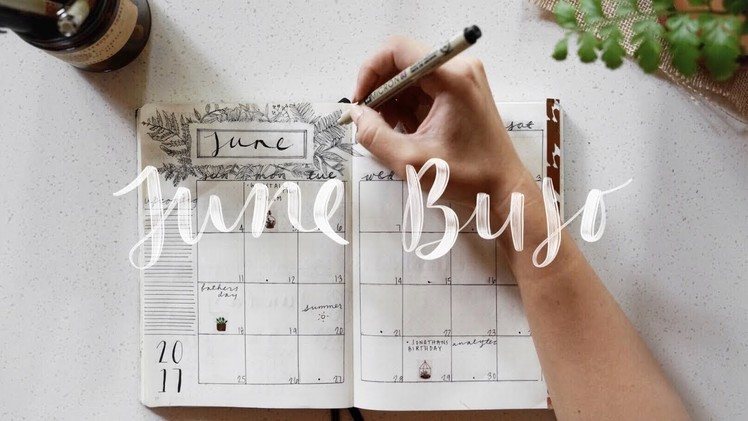 Plan With Me | June 2017 Bullet Journal Setup