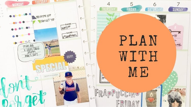 Plan With Me: May 1-7, 2017 {Memory Planning in the BIG Happy Planner®}