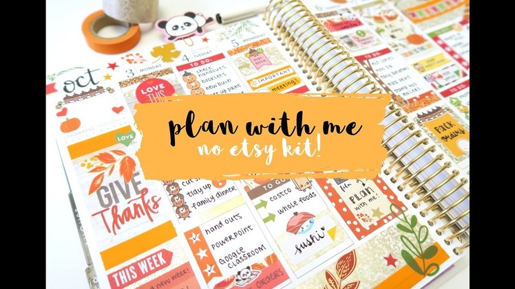 Plan with Me - No Etsy Kit!