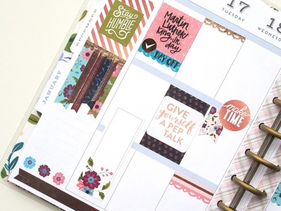 Plan With Me - NO Etsy Stickers: Recollections | The Happy Planner 2017