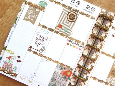 Plan With Me - NO Etsy Stickers: The Reset Girl | The Happy Planner 2017