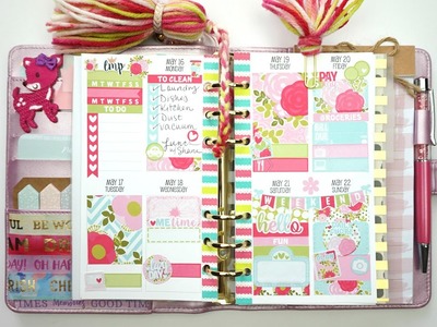 Plan with me. Personal Size (Sew Much Crafting Inserts) Ft. Little Miss Paperie