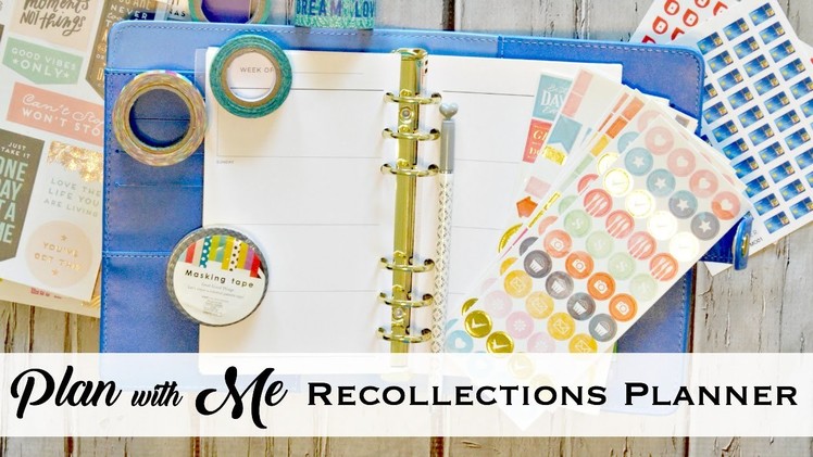 Plan with Me. Recollections Planner
