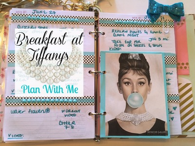 Plan With Me | TDS Planner | BREAKFAST AT TIFFANY'S THEME