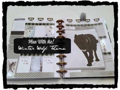 Plan With Me! The Happy Planner & Dollar Tree | WINTER WOLF THEME