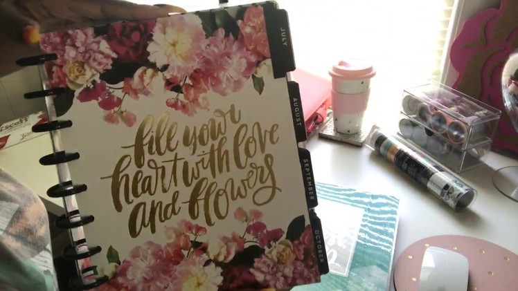 Setting up my 2018 Happy Planner live