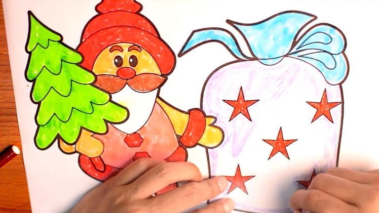 Shanta Coloring Pages | Kids Drawing Ideas In Winter And Coloring Work for Toddlers