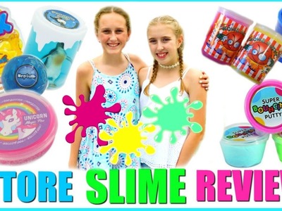 SLIME REVIEW - Testing Store Bought Slime Vs Homemade Slime and Putty - Millie and Chloe DIY