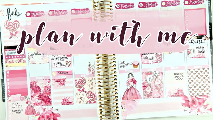 Valentine's Plan with Me! Collab with The Planner Sophisticate ft. Two Lil Bees