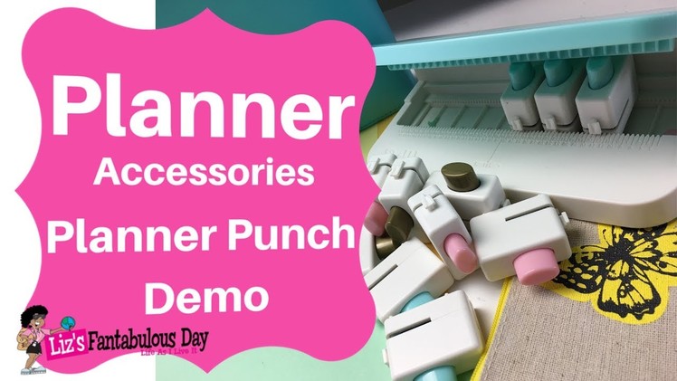 We R Memory Keepers Planner Punch Board Demo, How to use the  We Are Memory Keepers Punch