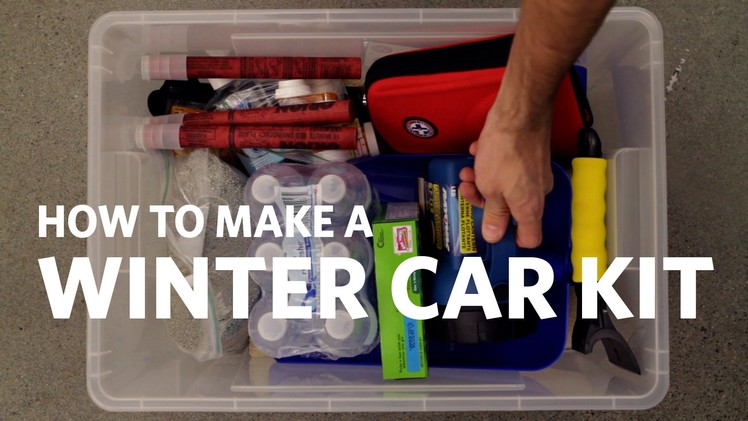 Winter How to Make a Winter Car Kit