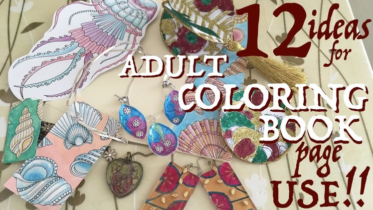 12 Adult Coloring Book Project Ideas!
