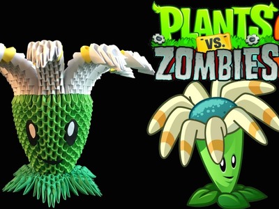 3D Origami bloomerang tutorial from the Plants vs Zombies 2 game