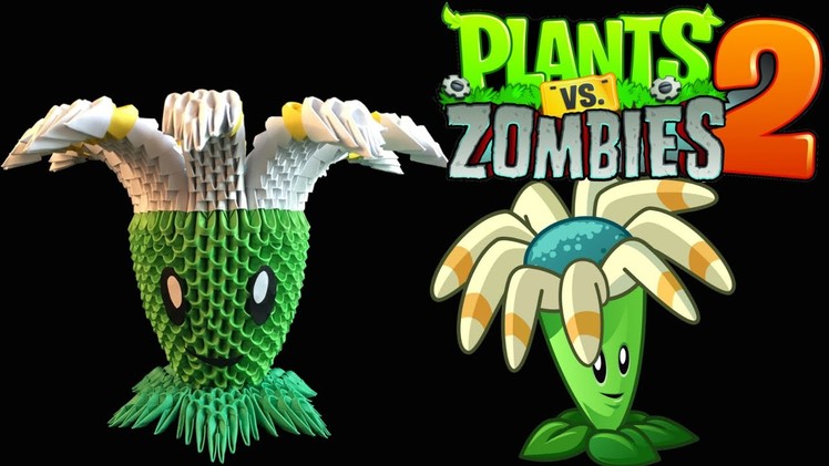 3D Origami bloomerang tutorial from the Plants vs Zombies 2 game