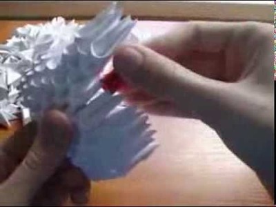 3d origami flower basket tutorial