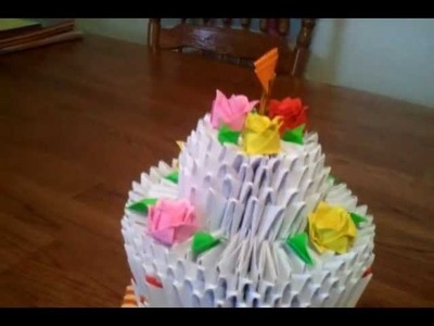 3D Origami  Low Fat Cake