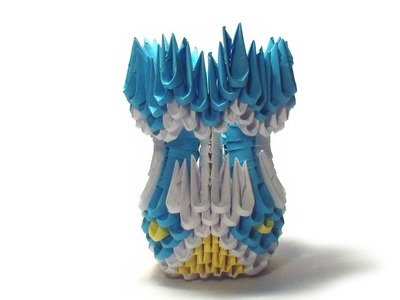 3D origami simple vase tutorial
