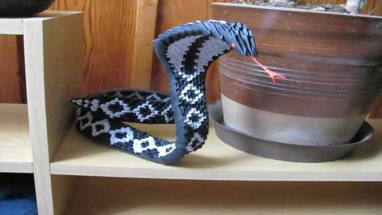 3D origami   Snake