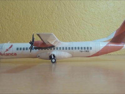 Avianca ATR 72-600 Papercraft