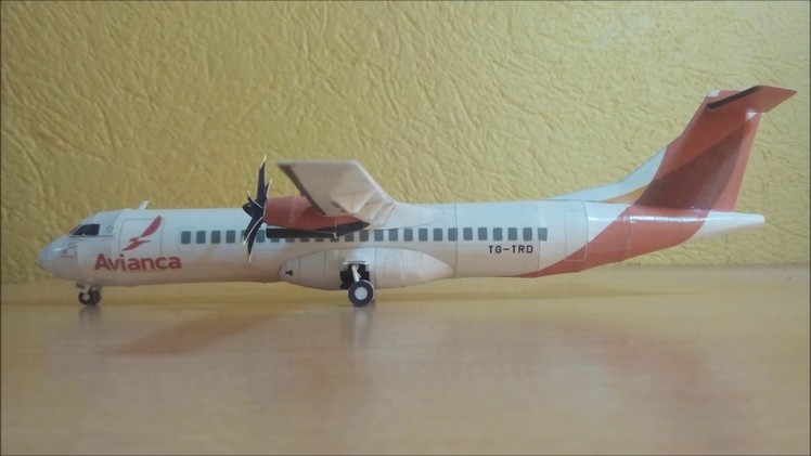 Avianca ATR 72-600 Papercraft
