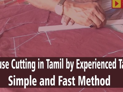 Blouse cutting video in tamil | blouse cutting and stitching in tamil - Easy Practical Method
