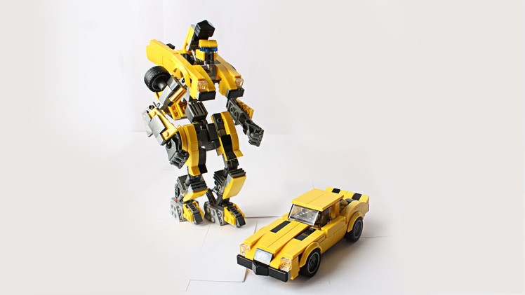 Building a transformer Bumblebee with Lego