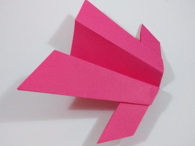 Como hacer un avion ninja planeador de papel
