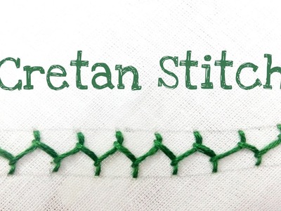 Cretan Stitch (Embroidery)