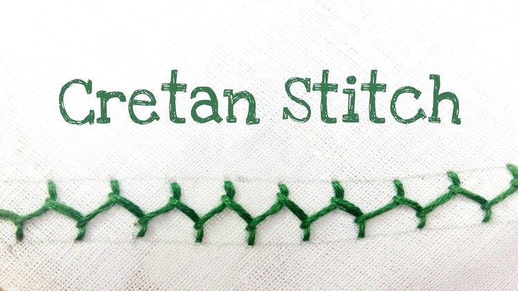 Cretan Stitch (Embroidery)