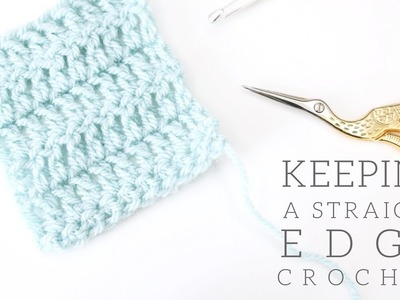 CROCHET: Tips for keeping a straight edge | Foundation turning chain | Bella Coco