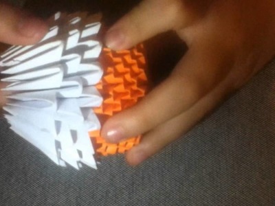 Cup cake origami 3D Parte 2