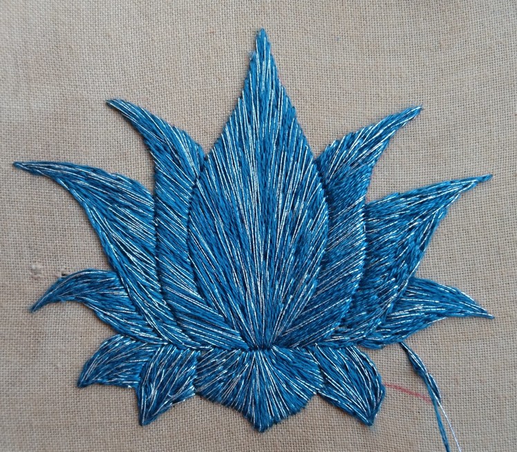 Day 11. What Can I Sew in 20 Minutes? Lotus Flower Craft Jitsu Online Hand Embroidery Class