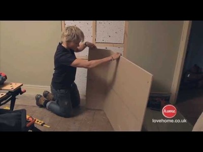 DIY: How to build a stud wall in an old doorway