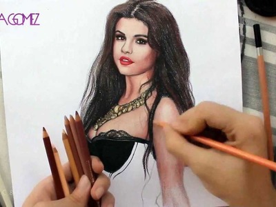 Drawing @SelenaGomez By Juan Andres #ComeAndGetIt