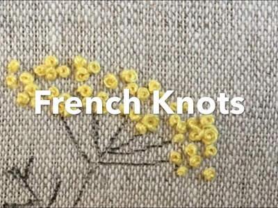 Embroidery Tutorial - French Knots | Chrissie Crafts