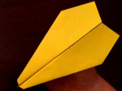 Fast flying Paper Airplane Tutorial