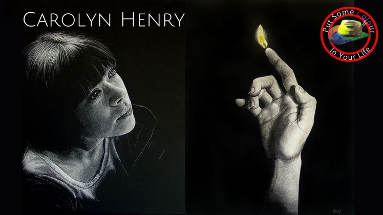 Fine art tips with a Free Scratch Board Art Lessons from Carolyn Henry on Colour In Your Life