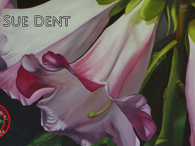 Fine art tips with Sue Dent on Colour In Your Life, learn to paint roses.