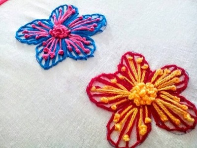 Hand Embroidery- Blanket Stitch, French Knot Stitch
