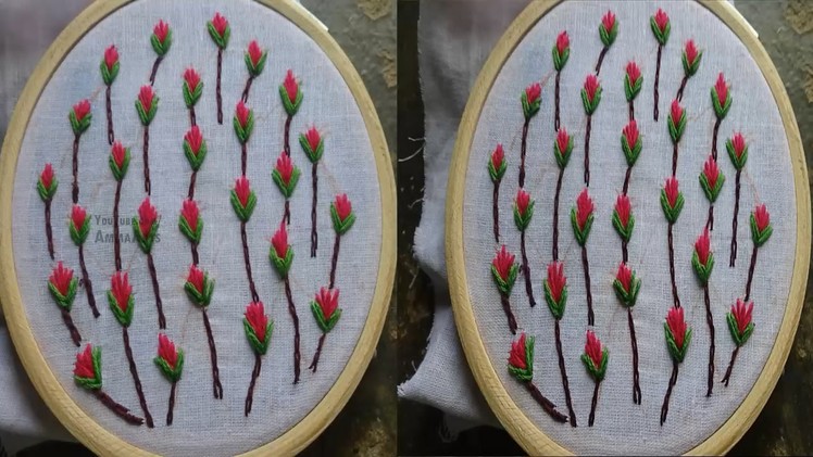 Hand Embroidery Simple Stitch by Amma Arts