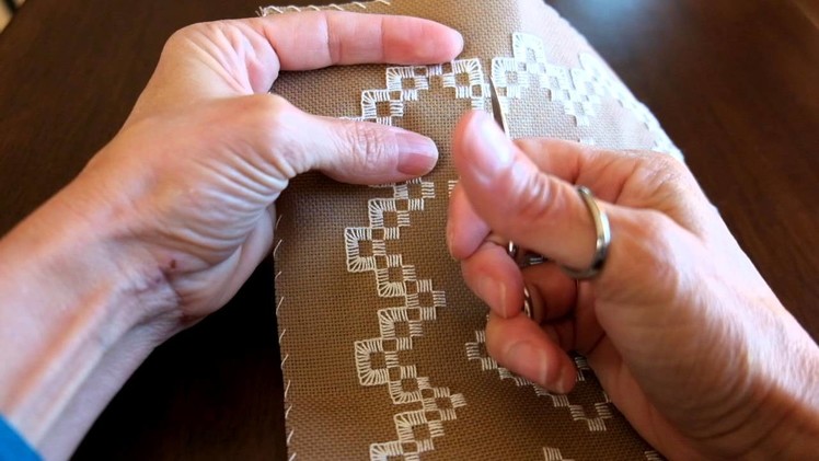 Hardanger Tutorial- Cutting and Pulling Out Threads