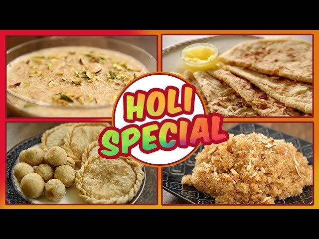 Holi Special Easy Recipes | Puran Poli, Thandai, Sevai Kheer, Lapshi | Ruchkar Mejwani with Archana
