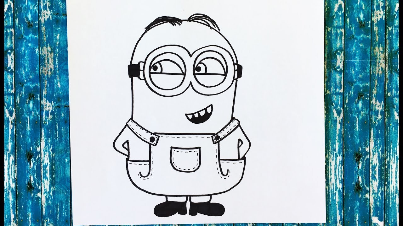 Minions Para Dibujar Facil - COMO DIBUJAR MINION PIRATA KAWAII PASO A