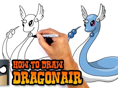 How to Draw Dragonair | Pokemon