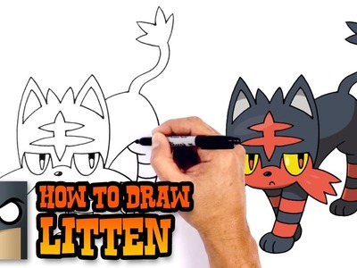 How to Draw Litten | Pokemon