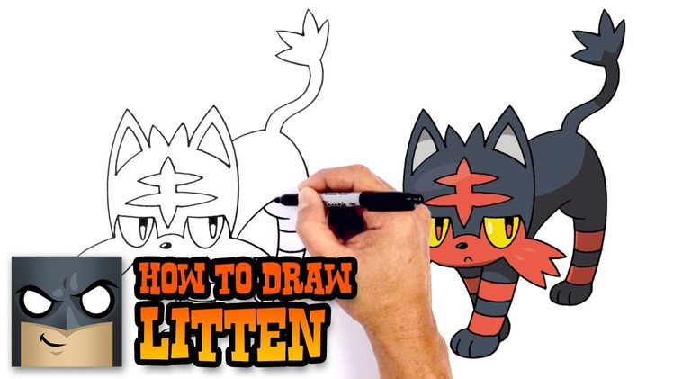 How to Draw Litten | Pokemon
