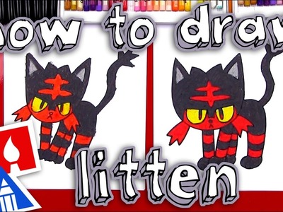 How To Draw Litten Pokemon