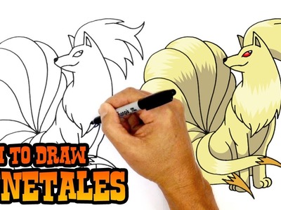 How to Draw Ninetales | Pokemon