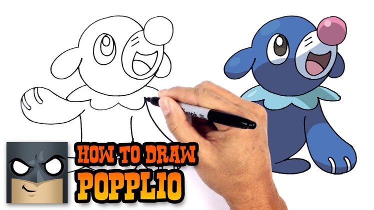 How to Draw Popplio | Pokemon