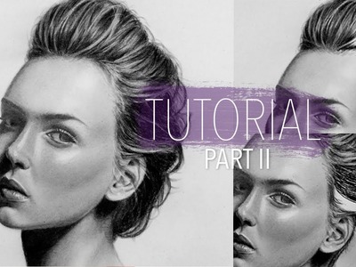 How to draw.shade a realistic face Part 2 | Step by Step Drawing Tutorial
